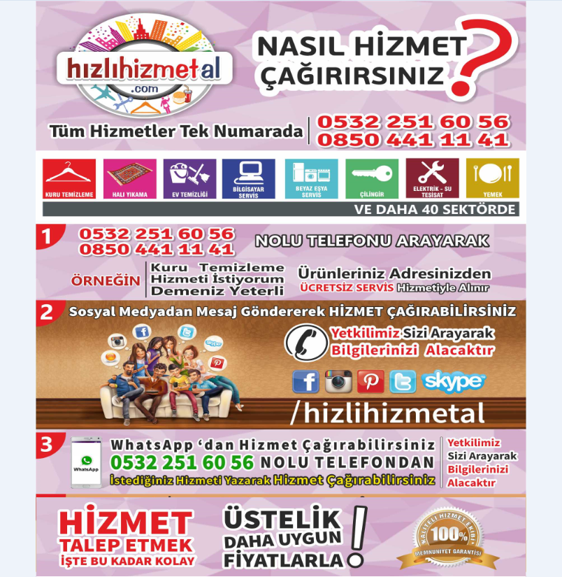  NASIL HİZMET ÇAĞIRIRIM ? 